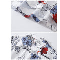 Load image into Gallery viewer, [TRAVEL ISSUANCE Series] ★Floral pattern shirt★ Aloha shirt Okinawa Hawaii tops Seaside short sleeve shirt Unisex Men's White Blue Red
