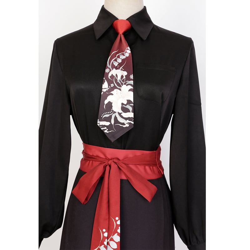 [Kaedetake --- Suzuran series] ★Chinese style setup★ 3color 3-piece set Shirt + tie + Maki skirt Chinese clothes