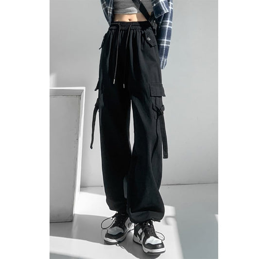 [Tomato Series]★Casual Pants★ 2color Bottoms Trousers Black Green Autumn Clothes Easy to Match