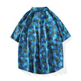 Load image into Gallery viewer, [Fujiiman Series] ★Tops★ Shirt 2color Unisex Men's Large Size Brown Blue Aloha Shirt
