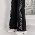 Load image into Gallery viewer, [Tide Series] ★Casual Pants★ Chain Pants Bottoms Black Black Paisley Pattern S M L XL
