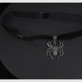 Load image into Gallery viewer, [Koseiryushu Series] ★Necklace★ Accessory Spider Black Black Cool Unique Easy to match
