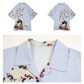 Load image into Gallery viewer, [Yangji Great Dream Series] ★China Style Shirt★ Tops People Print Short Sleeve Shirt Cute Cool Summer Clothes
