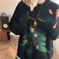 Load image into Gallery viewer, [Emeisa Series]★Sweater★ 3color knit tops Unisex Men's Christmas New Year Red Black Cute
