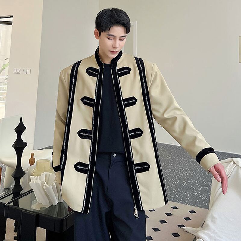 [WENYI Series]★China style jacket★ 2color outerwear, unisex, men's, photography, dating, commuting, cool