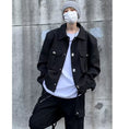 Load image into Gallery viewer, [Han Rishin Series] ★Jacket★ 2color Outerwear Unisex Men's Casual Easy to Match Short Length
