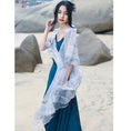 Load image into Gallery viewer, [Daiseiryusu Series] ★China style dress★ Hanging dress Plain Simple Long Length Original Blue Blue
