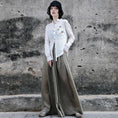 Load image into Gallery viewer, [Daiseilongshu Series]★China style pants★ 3color Gaucho pants Bottoms Wide pants Improves temperament Simple Thin
