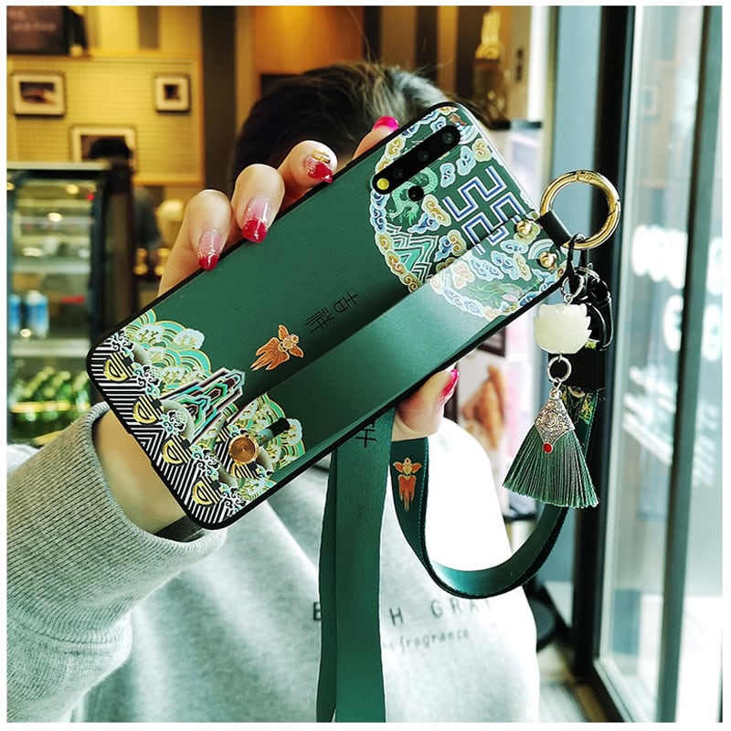 [YOUPIN series]★Mobile case★iPhone 11 11Pro 11ProMax XR X/XS XS Max 7/8 Chinese style green blue