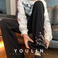 Load image into Gallery viewer, [YOULIN Series]★China style trousers★ 2color bottoms trousers casual pants unisex men's large size embroidery simple
