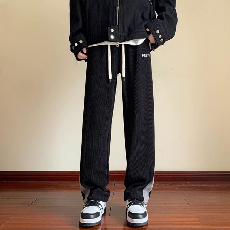 [DUFENG Series] ★Casual Pants★ 2color Bottoms Trousers Unisex Men's Corduroy Sports Style