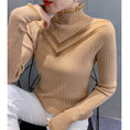 Load image into Gallery viewer, [YINUO series]★Knit tops★ 4color tops sweater turtleneck sexy easy to match
