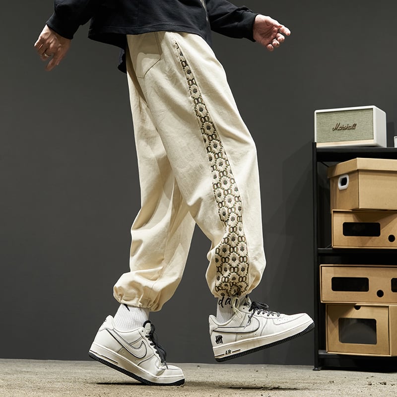 [Hkoimzen Series] ★Casual Pants★ 2color Pants Bottoms Switchable Unisex Men's Coffee Color Beige