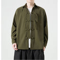 Load image into Gallery viewer, [JUNYI series]★China style shirt★ Tops 2color Unisex Men's Large size Corduroy Beige Green
