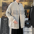 Load image into Gallery viewer, [HKHB Series]★Jacket★ 2color Stadium Jacket Outerwear Unisex Men's Large Size Black Gray
