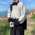 Load image into Gallery viewer, [Bungei Fusha Series] ★Sweater★ 3color knit tops Unisex Men's Oil painting style Color scheme ML XL 2XL
