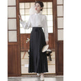 Load image into Gallery viewer, [Az Suna Series] ★Chinese style skirt★ Bottoms Window skirt Chinese elements Chinese clothes Black Black Easy to match
