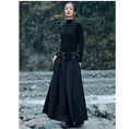 Load image into Gallery viewer, [Big Blue Dragon Series] ★China style skirt★ Bottoms with belt, black, high-looking, slimming, improving temperament
