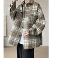 Load image into Gallery viewer, [PPG Series] ★Outer★ 2color Jacket Shirt Outer Unisex Men's Plaid Pattern Rasha
