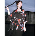 Load image into Gallery viewer, [Kokaisha --- Mother-in-law series] ★China style happi coat★ Tops Outerwear Fox Thin Loose Cool ML Black Black
