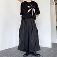 Load image into Gallery viewer, [Illustrated series]★China style trousers★ Gaucho pants Designed Unisex Men's Black Cool
