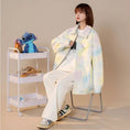 Load image into Gallery viewer, [Fujiiman Series] ★Jacket★ Outerwear stadium jacket unisex men's POLO neck tie-dye cute
