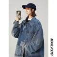 Load image into Gallery viewer, [CHAOMEICHEN Series] ★Jacket★ Outer Denim Jacket Unisex Men's Jeans Blue Blue
