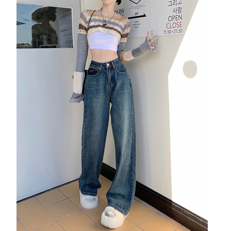 [XIAOZHAINI Series]★Denim Pants★ 2color Bottoms Trousers Ladies Fashion Stylish S M L XL