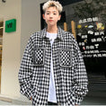 Load image into Gallery viewer, [BIGEMAN Series] ★Jacket★ 2color outer plaid pattern unisex men's black red
