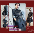 Load image into Gallery viewer, [East House Series] ★Chinese style setup★ Tops + shorts 2-piece set Black Black Chinese clothing fashion
