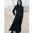 Load image into Gallery viewer, [Da Qinglong Shu Series] ★Chinese style dress★ Long length Chinese clothing Original Black Black Improves your temperament
