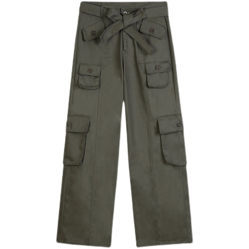 [Style Series]★Casual Pants★ Pants Unisex Cool Gray Green Gray Green SML XL