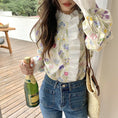 Load image into Gallery viewer, [LIANGLIANG Series]★Shirt★ Long sleeve shirt, floral pattern shirt, women's, stylish, cute, improves your temperament
