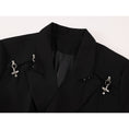 Load image into Gallery viewer, [LHSEN Series]★Blazer★ Outerwear Harajuku style Casual Unique Easy to match Black Black ML XL
