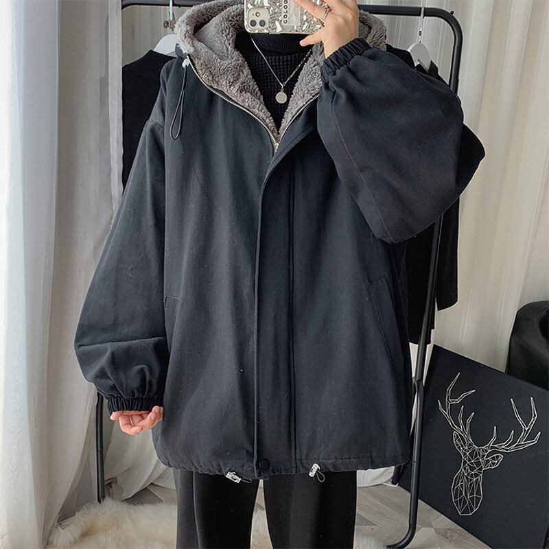 [Morimoto Series] ★Winter Coat★ 3color Thick Warm Unisex Men's Cold Protection Beige Green Black ML XL 2XL