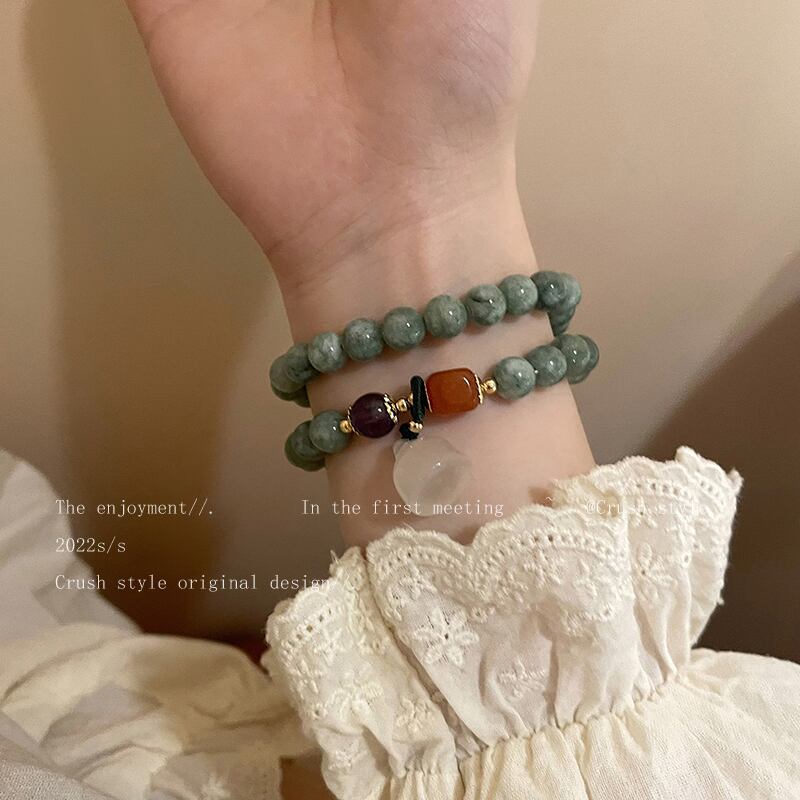 [Nomi no Ki Series] ★Bangle★ 2 types 1 piece Bracelet Women's Accessories Present Green Green