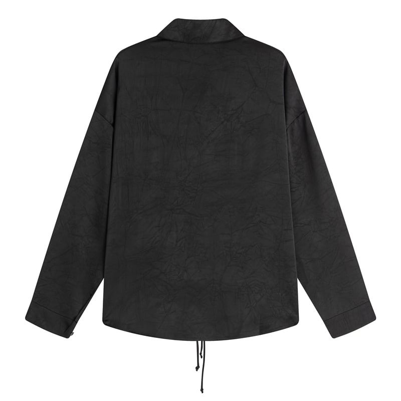 [ANNXstudio Series] ★China Style Shirt★ Tops Chinese Clothes Simple China Button Black