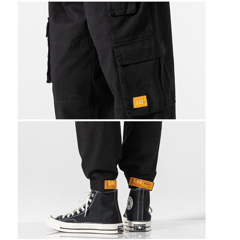 [BIGEMAN Series] ★Casual Pants★ 2color, 9/4 length bottoms, trousers, unisex, men's, large size, spring clothes, easy to match