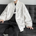 Load image into Gallery viewer, [YOULIN Series]★Jacket★ 3color PU Unisex Men's Large Size Cool Black Beige Dark Brown
