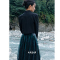 Load image into Gallery viewer, [Da Qinglong Shu Series] ★China style outerwear★ Blazer, mini length, Chinese buttons, Chinese clothes, black, slimming
