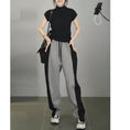 Load image into Gallery viewer, [SANSAN series] ★Casual pants★ Bottoms Large size Casual Color scheme Slimming Gray Gray
