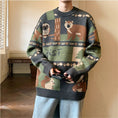 Load image into Gallery viewer, [GULAMA Series] ★Sweater★ 3color Knit Tops Unisex Men's Large Size Cartoon
