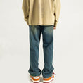 Load image into Gallery viewer, [BIGEMAN Series]★Denim Pants★ Bottoms Pants Men's Large Size Fashion Blue Blue
