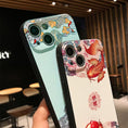 Load image into Gallery viewer, [YIKE series]★Mobile case★2color iPhone 13 13Pro 13ProMax iPhone 12 12Pro 12ProMax Carp pattern Crane pattern
