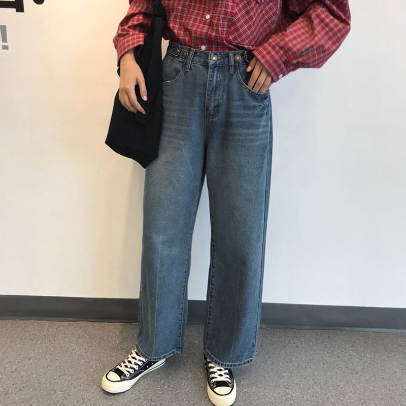 【KEKEシリーズ】★デニムパンツ★ ボトムス ズボン レディースファッション 合わせやすい 春服 S M L XL