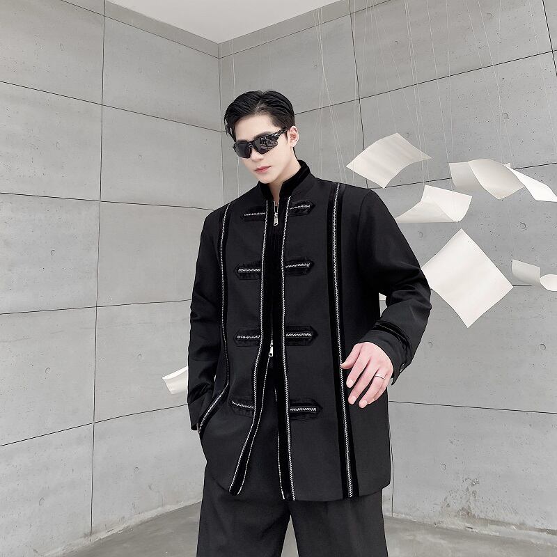 [WENYI Series]★China style jacket★ 2color outerwear, unisex, men's, photography, dating, commuting, cool