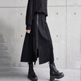 Load image into Gallery viewer, [0246 Series]★Skirt★ Bottoms Punk Harajuku Style Casual Design Black Black ML
