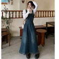 Load image into Gallery viewer, [KEKE series]★Hanging dress★Denim dress Spring clothes Ladies fashion Slimming SML
