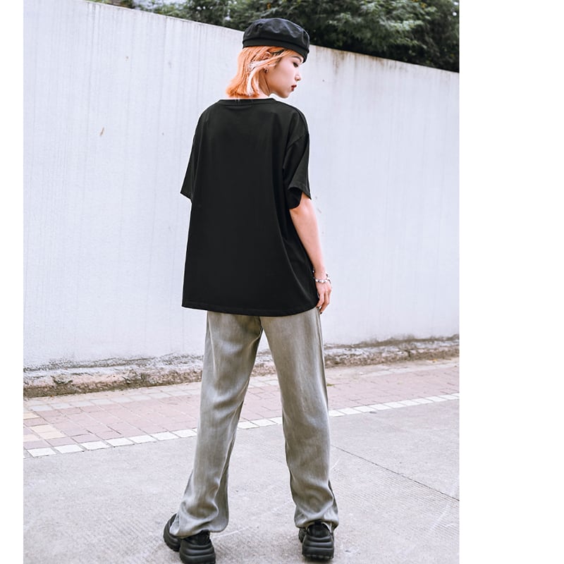 [Kokaisha---Jinkiji series]★Denim pants★Bottoms Summer clothes Thin fashion Easy to match