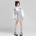 Load image into Gallery viewer, [MMstudios Series] ★Jacket★ Outerwear Switchable Unisex Men's Casual Embroidery Stylish Purple White
